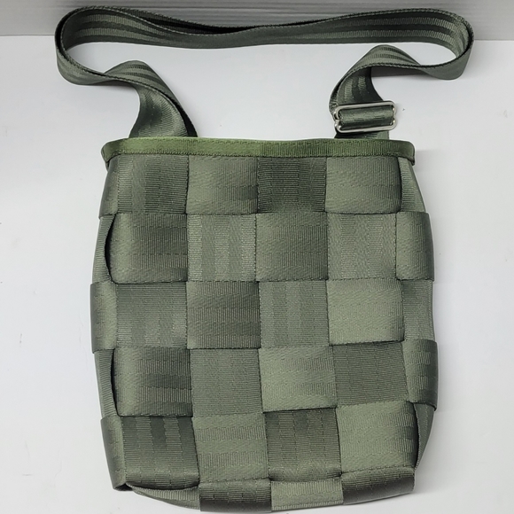 Harveys Handbags - Harveys Mini Messenger Seatbelt Bag Purse Army Green 10X9X2